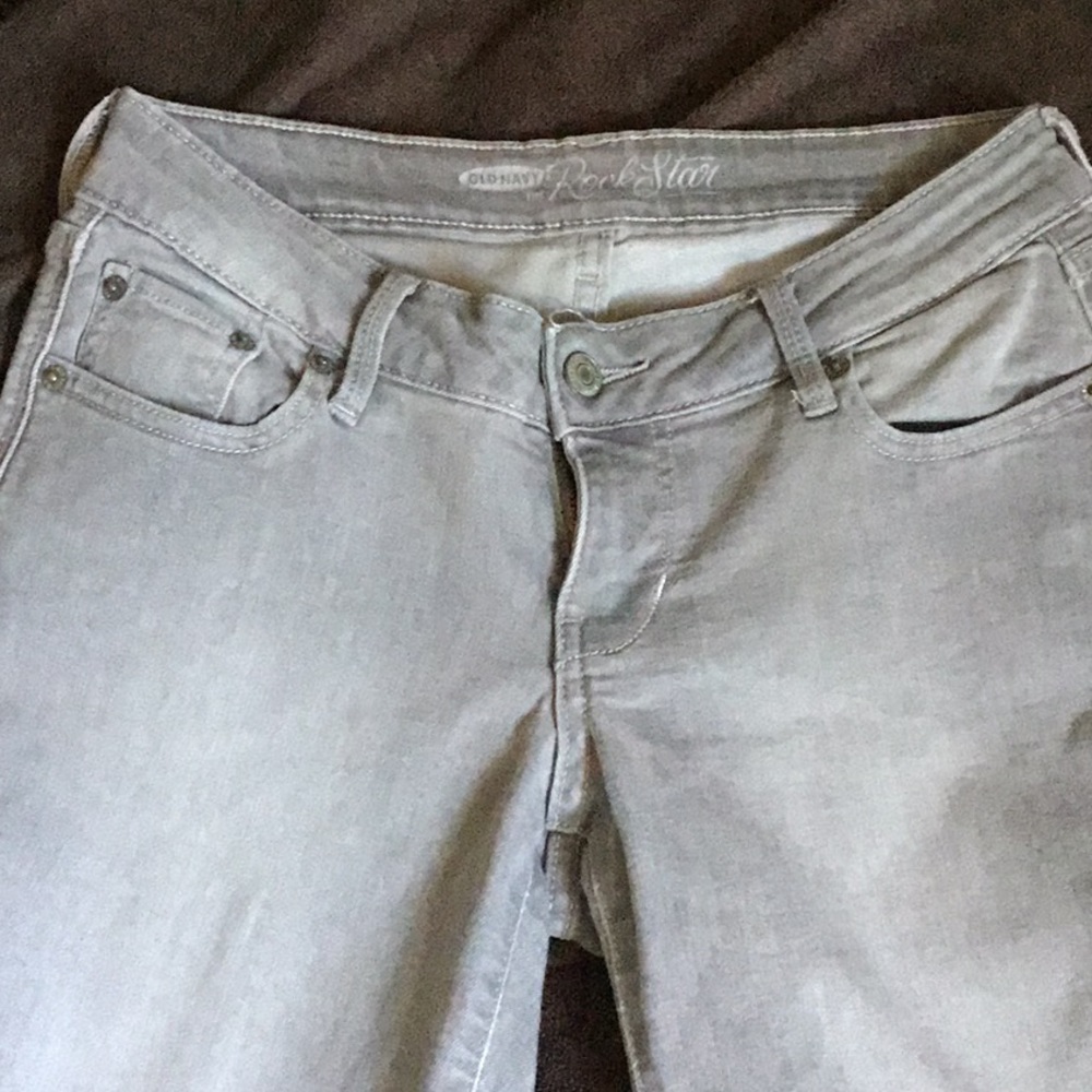 Old Navy Petite Grey Denim Jeans